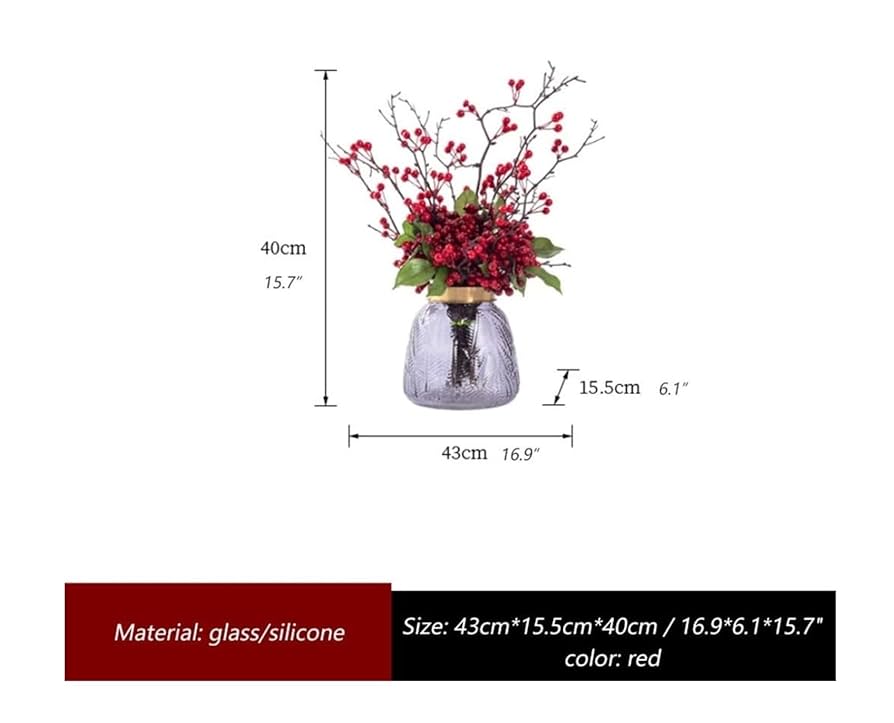Amazon｜アートフラワー 造花赤い花、造花、リビングルームの